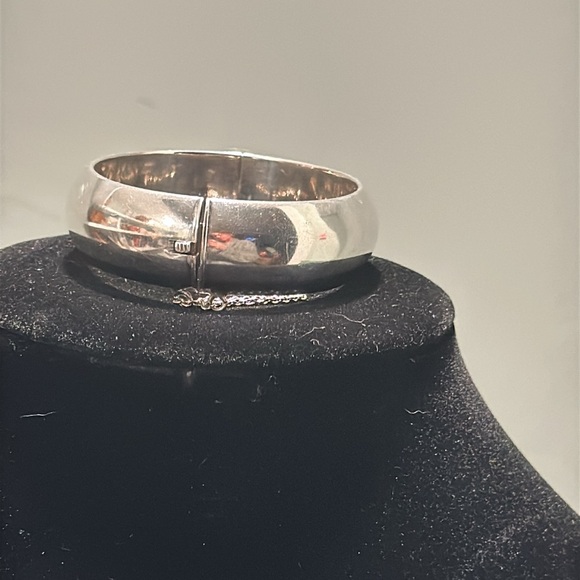 Vintage E. Dragsted Sterling Silver Bangle Cuff - Picture 4 of 9